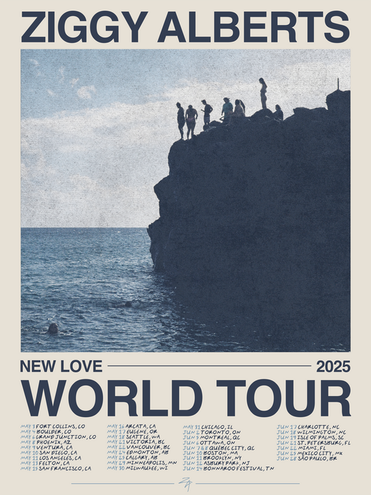 New Love 2025 World Tour Poster - Signed
