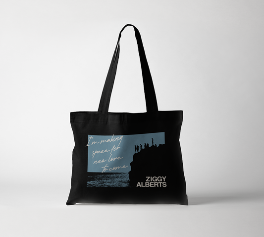 New Love Tote Bag Black