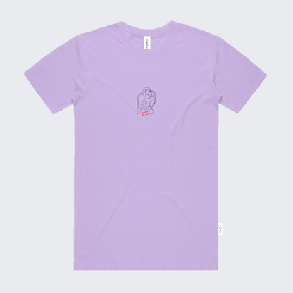 WHERE DOES THE LOVE GO? TEE (LILAC)