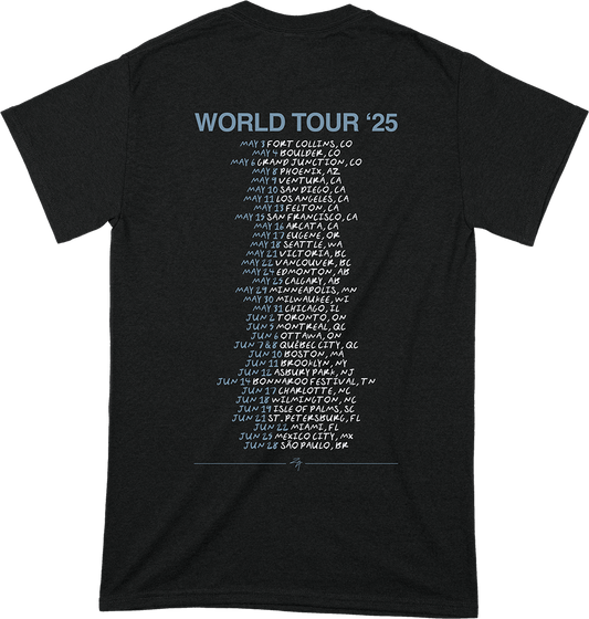 New Love World Tour '25 T-Shirt Black