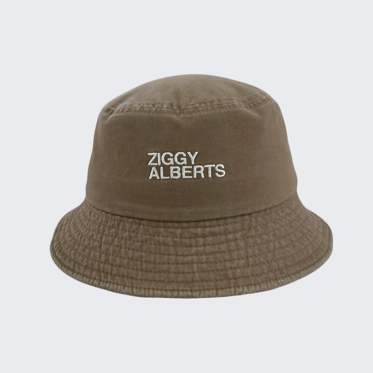 ZIGGY ALBERTS BROWN BUCKET HAT (PRE-ORDER)